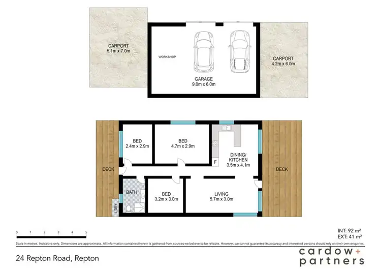 Floorplan of Homely rural property listing, 24 Repton Road, Repton NSW 2454