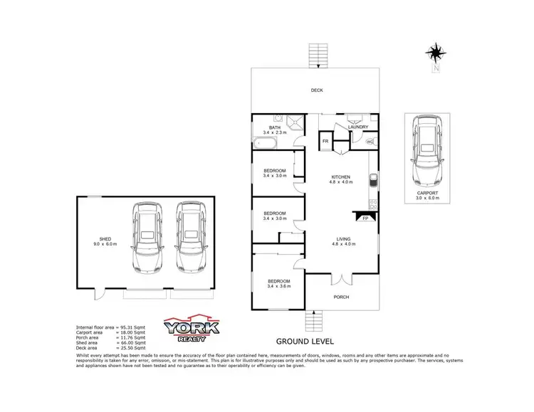 Floorplan of Homely house listing, 7 Hirst Street, Greenmount QLD 4359