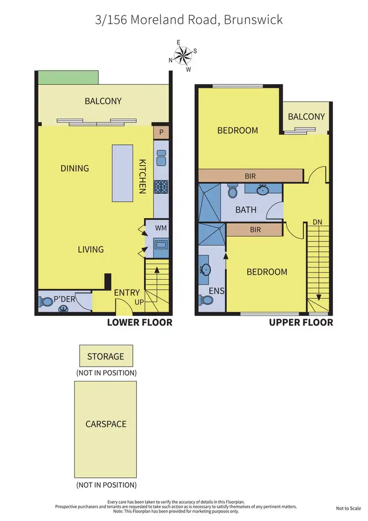 Floorplan of Homely apartment listing, 3/156 Moreland Road, Brunswick VIC 3056