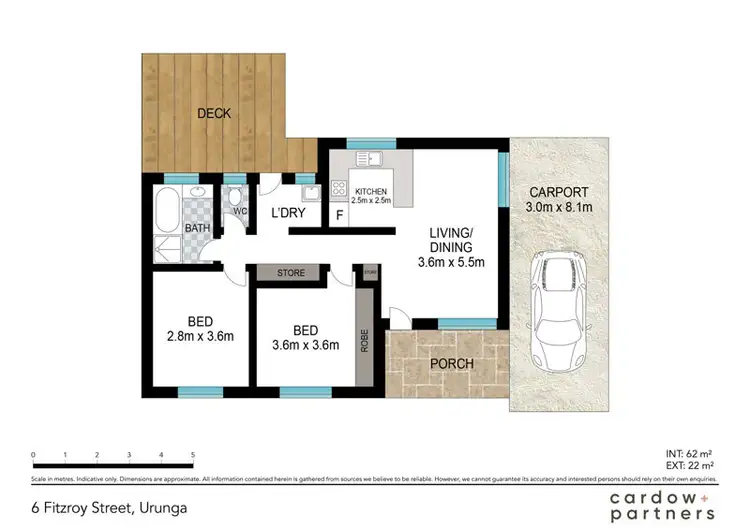 Floorplan of Homely house listing, 6 Fitzroy Street, Urunga NSW 2455