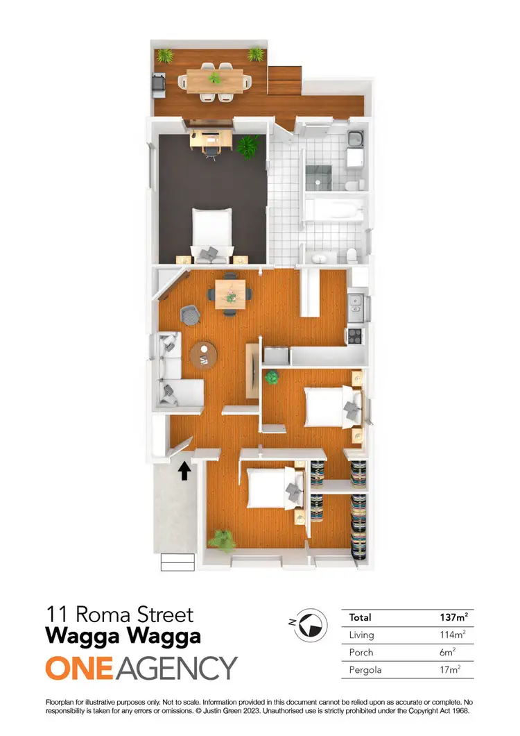 Floorplan of Homely house listing, 11 ROMA STREET, Wagga Wagga NSW 2650