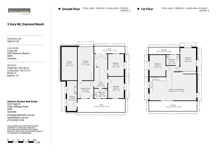 Floorplan of Homely house listing, 3 Gary Road, Diamond Beach NSW 2430