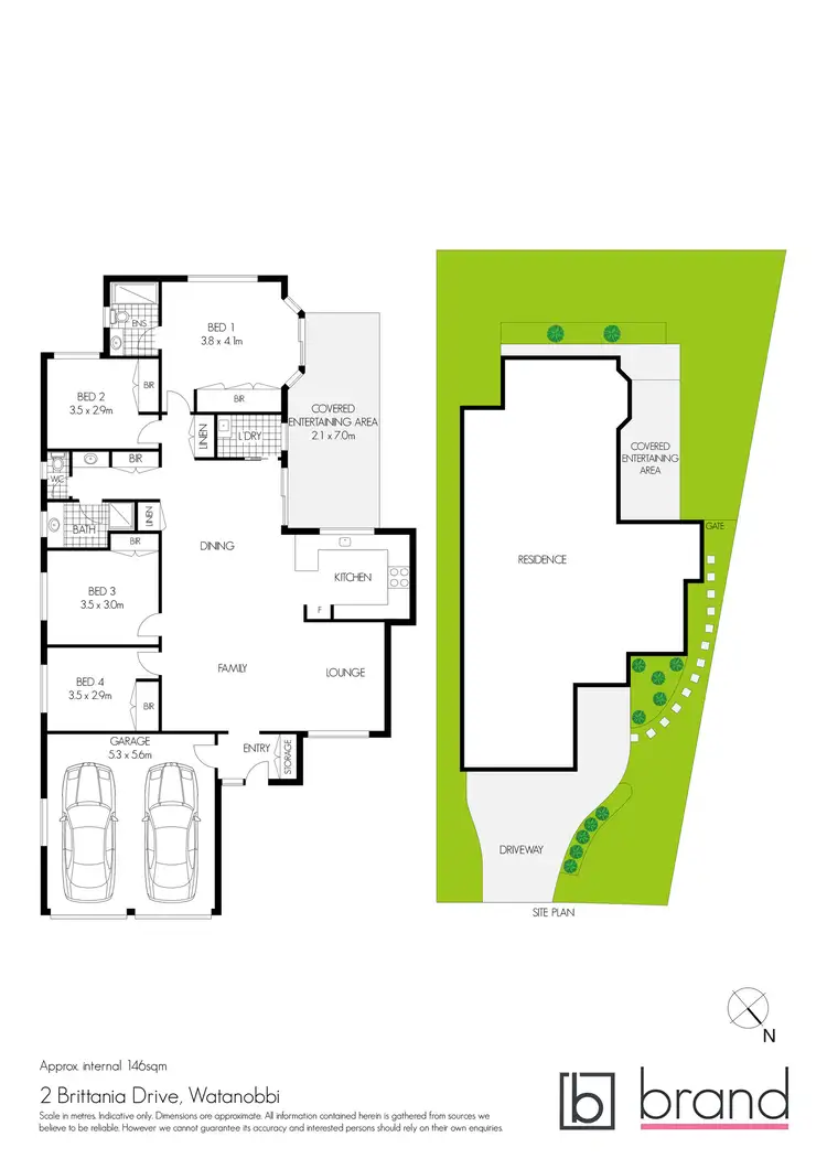 Floorplan of Homely house listing, 2 Brittania Drive, Watanobbi NSW 2259