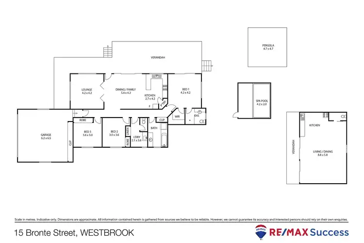 Floorplan of Homely house listing, 15 Bronte Street, Westbrook QLD 4350