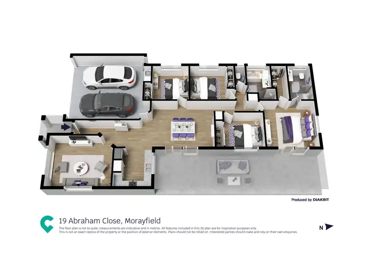 Floorplan of Homely house listing, 19 Abraham Close, Morayfield QLD 4506