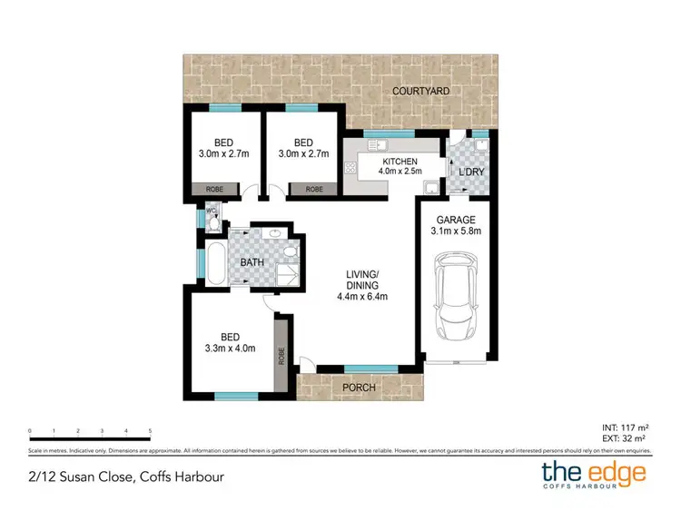 Floorplan of Homely house listing, 2/12 Susan Close, Coffs Harbour NSW 2450