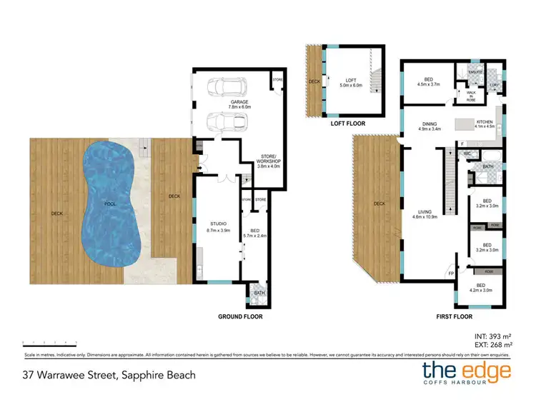 Floorplan of Homely house listing, 37 Warrawee Street, Sapphire Beach NSW 2450