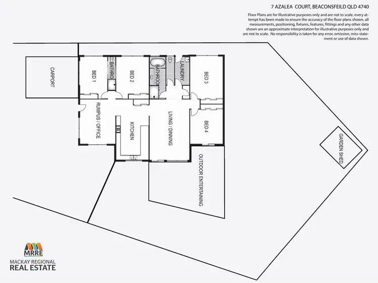 Floorplan of Homely house listing, 7 Azalea Court, Beaconsfield QLD 4740