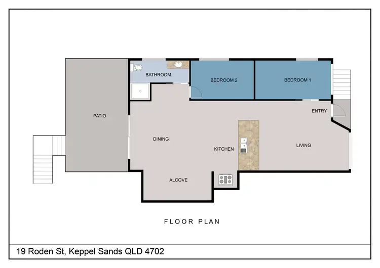 Floorplan of Homely house listing, 19 Roden Street, Keppel Sands QLD 4702