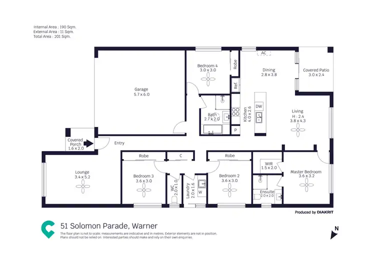 Floorplan of Homely house listing, 51 Solomon Parade, Warner QLD 4500