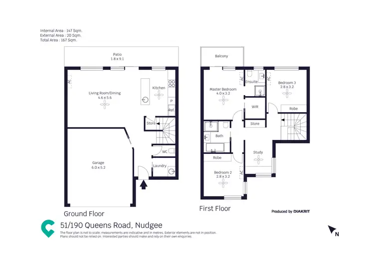 Floorplan of Homely townhouse listing, 51/190 Queens Road, Nudgee QLD 4014