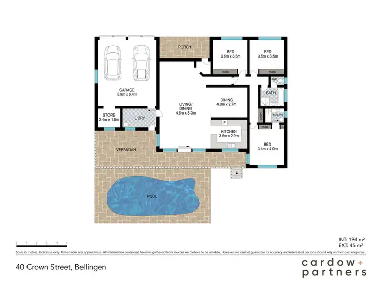 Floorplan of Homely house listing, 40 Crown St, Bellingen NSW 2454