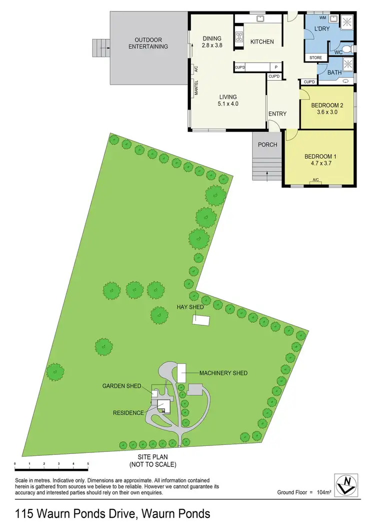 Floorplan of Homely rural property listing, 115 Waurn Ponds Drive, Waurn Ponds VIC 3216