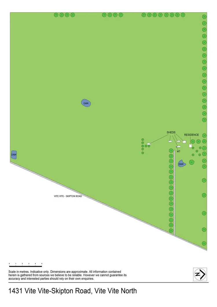 Floorplan of Homely rural property listing, 1431 Vite Vite-Skipton Road, Vite Vite North VIC 3325