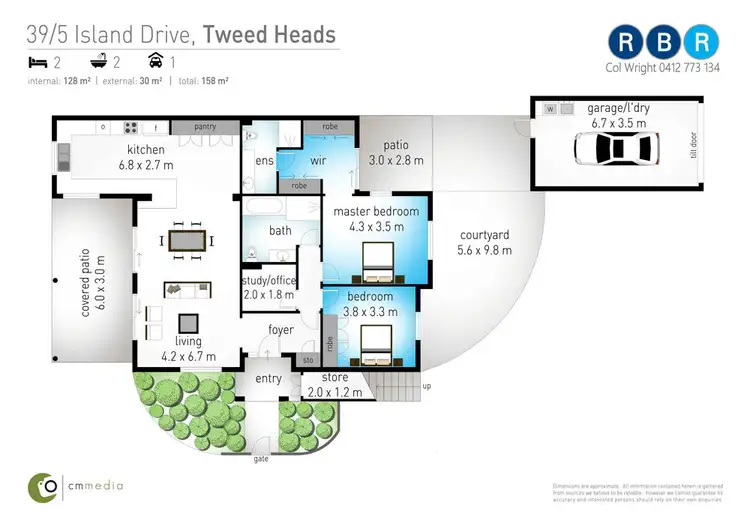Floorplan of Homely unit listing, 39/5 Island Drive, Tweed Heads NSW 2485