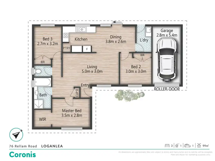 Floorplan of Homely house listing, 76 Rellam Road, Loganlea QLD 4131