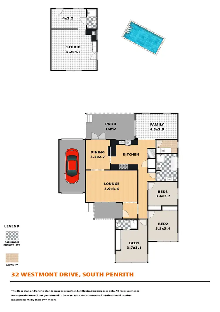 Floorplan of Homely house listing, 32 Westmont Drive, South Penrith NSW 2750