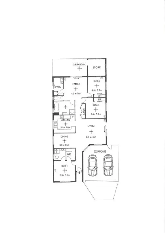 Floorplan of Homely house listing, 4 Diamond Way, Durack NT 830