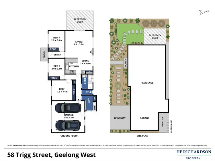 Floorplan of Homely house listing, 58 Trigg Street, Geelong West VIC 3218