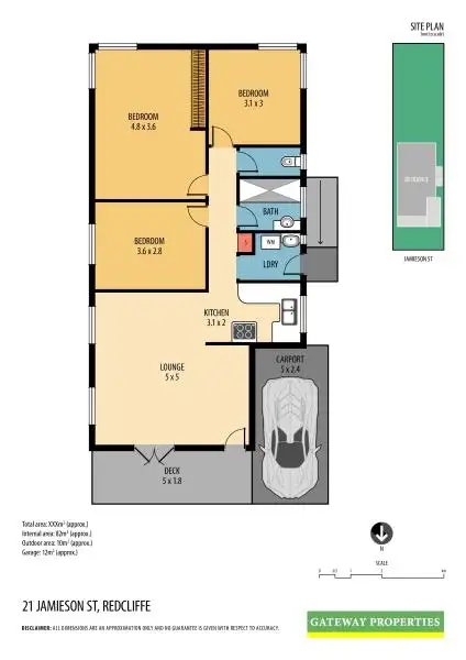 Floorplan of Homely house listing, 21 Jamieson Street, Redcliffe QLD 4020