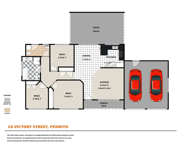 Floorplan of Homely house listing, 2A Victory Street, South Penrith NSW 2750