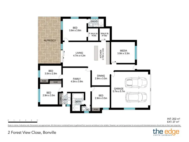 Floorplan of Homely house listing, 2 Forest View Close, Bonville NSW 2450