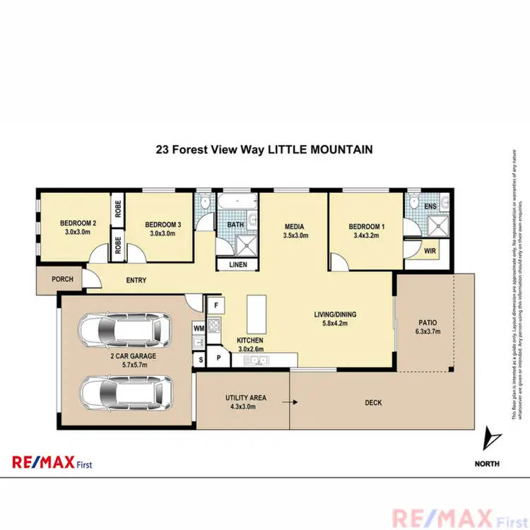 Floorplan of Homely house listing, 23 Forest View Way, Little Mountain QLD 4551