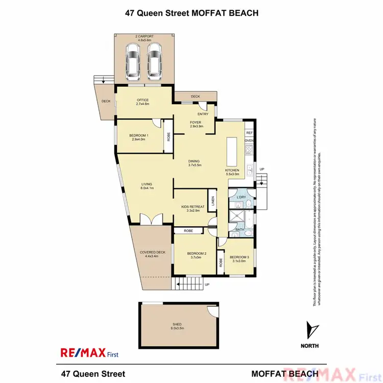 Floorplan of Homely house listing, 47 Queen Street, Moffat Beach QLD 4551
