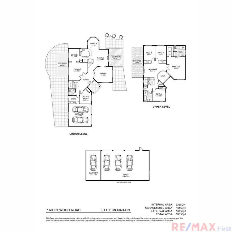 Floorplan of Homely house listing, 7 Ridgewood Road, Little Mountain QLD 4551