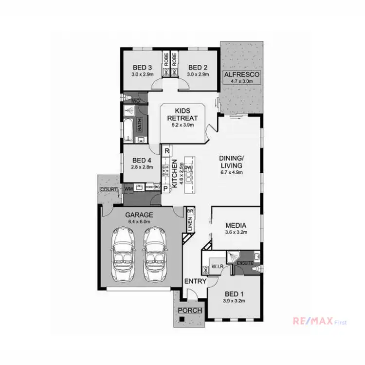 Floorplan of Homely house listing, 4 Banyandah Close, Birtinya QLD 4575