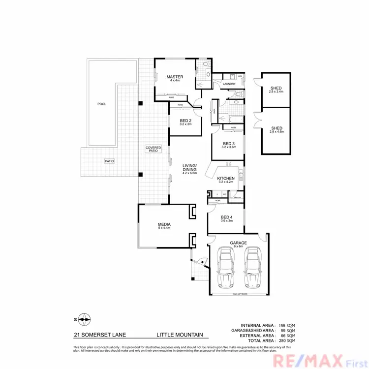 Floorplan of Homely house listing, 21 Somerset Lane, Little Mountain QLD 4551