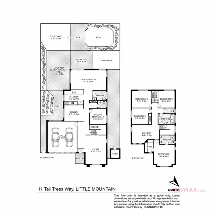 Floorplan of Homely house listing, 11 Tall Trees Way, Little Mountain QLD 4551
