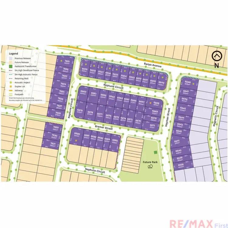 Floorplan of Homely land listing, 22 Bremer Circuit, Banya QLD 4551
