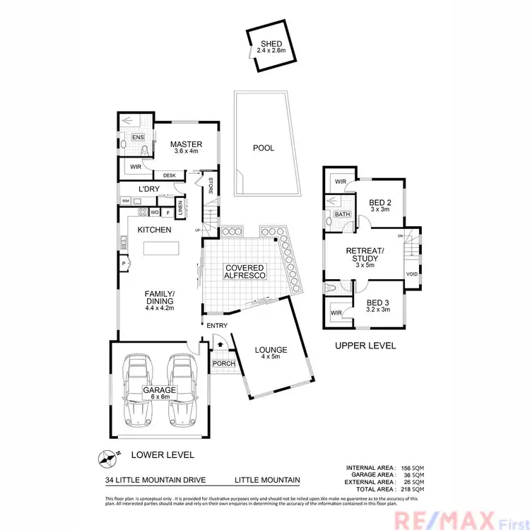 Floorplan of Homely house listing, 34 Little Mountain Drive, Little Mountain QLD 4551