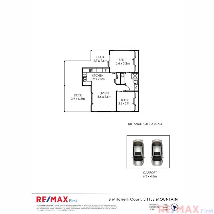 Floorplan of Homely house listing, 2/6 Mitchelli Court, Little Mountain QLD 4551