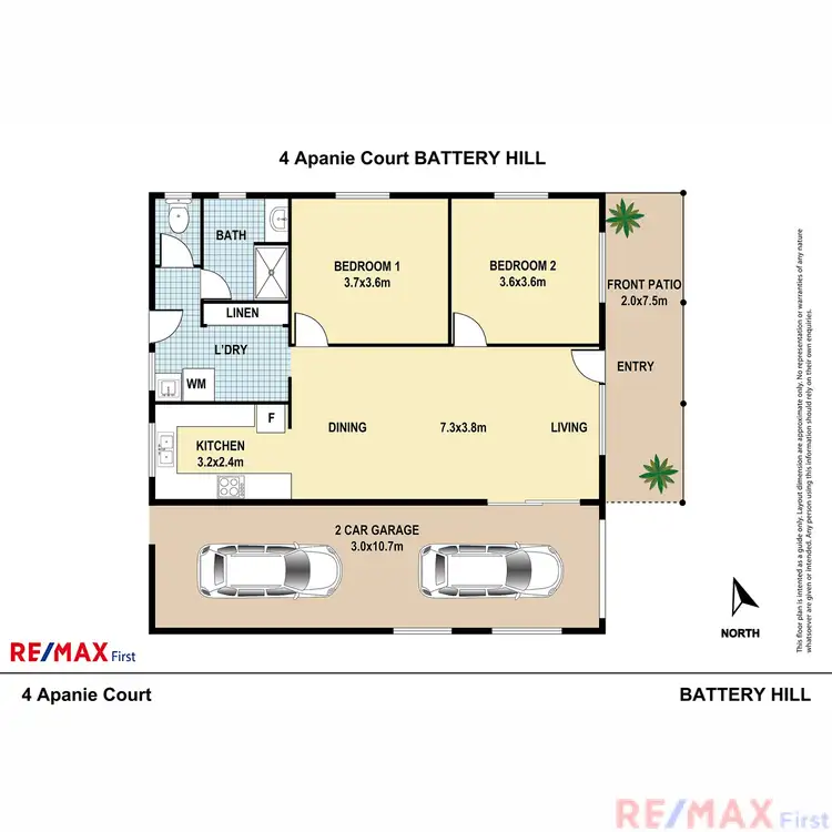 Floorplan of Homely house listing, 4 Apanie Court, Battery Hill QLD 4551