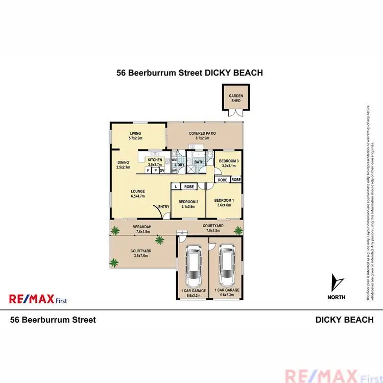 Floorplan of Homely house listing, 56 Beerburrum Street, Dicky Beach QLD 4551