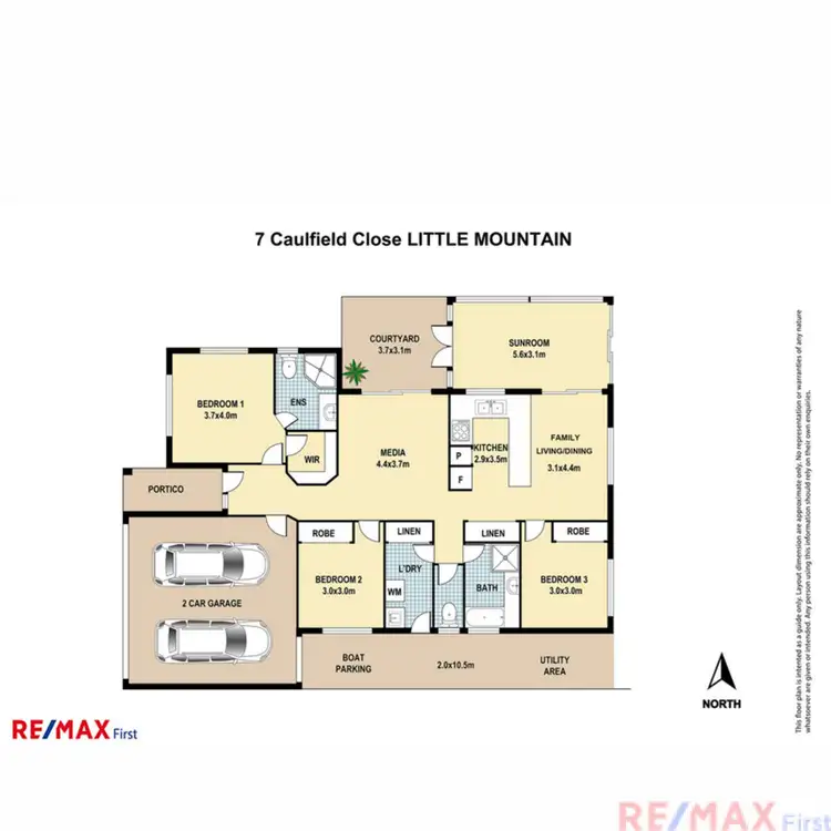 Floorplan of Homely house listing, 7 Caulfield Close, Little Mountain QLD 4551