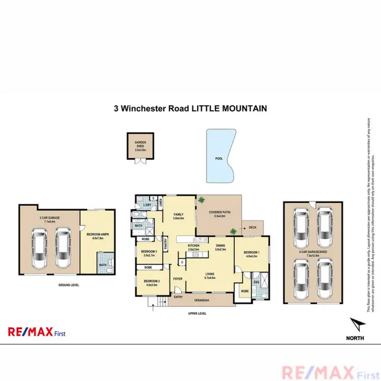 Floorplan of Homely house listing, 3 Winchester Road, Little Mountain QLD 4551