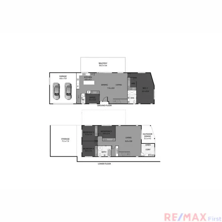 Floorplan of Homely house listing, 1B Jason Place, Little Mountain QLD 4551