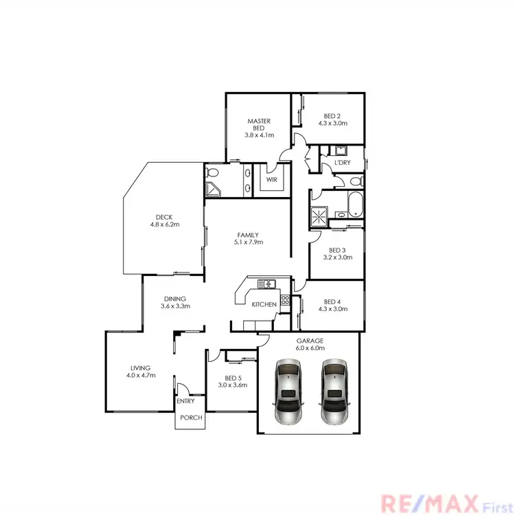 Floorplan of Homely house listing, 17 Tenkate Drive, Little Mountain QLD 4551