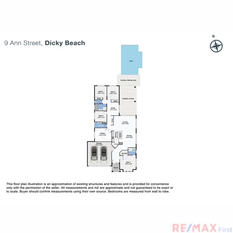 Floorplan of Homely house listing, 9 Ann Street, Dicky Beach QLD 4551