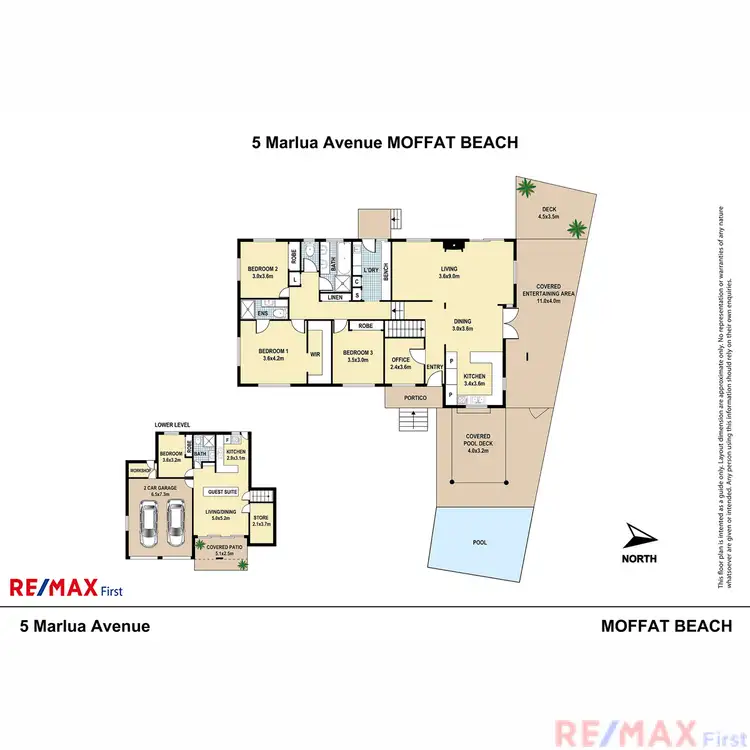 Floorplan of Homely house listing, 5 Marlua Avenue, Moffat Beach QLD 4551
