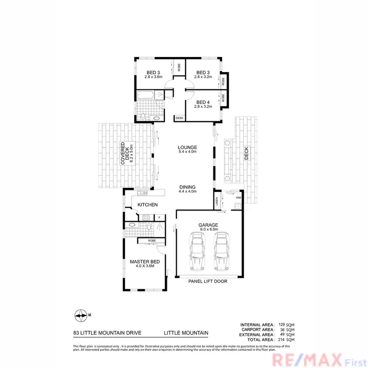Floorplan of Homely house listing, 83 Little Mountain Drive, Little Mountain QLD 4551