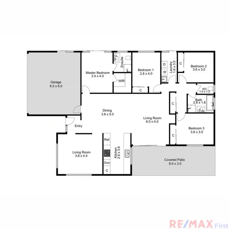 Floorplan of Homely house listing, 21 Nebo Street, Caloundra West QLD 4551