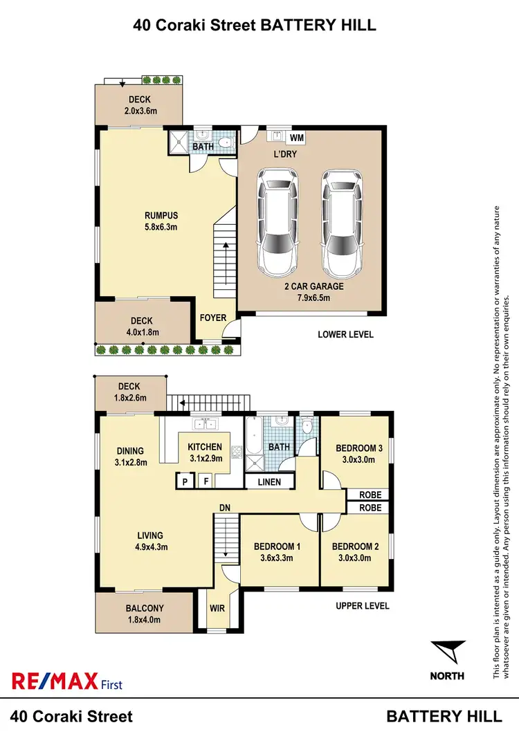 Floorplan of Homely house listing, 40 Coraki Street, Battery Hill QLD 4551