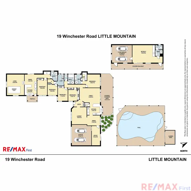 Floorplan of Homely house listing, 19 Winchester Road, Little Mountain QLD 4551