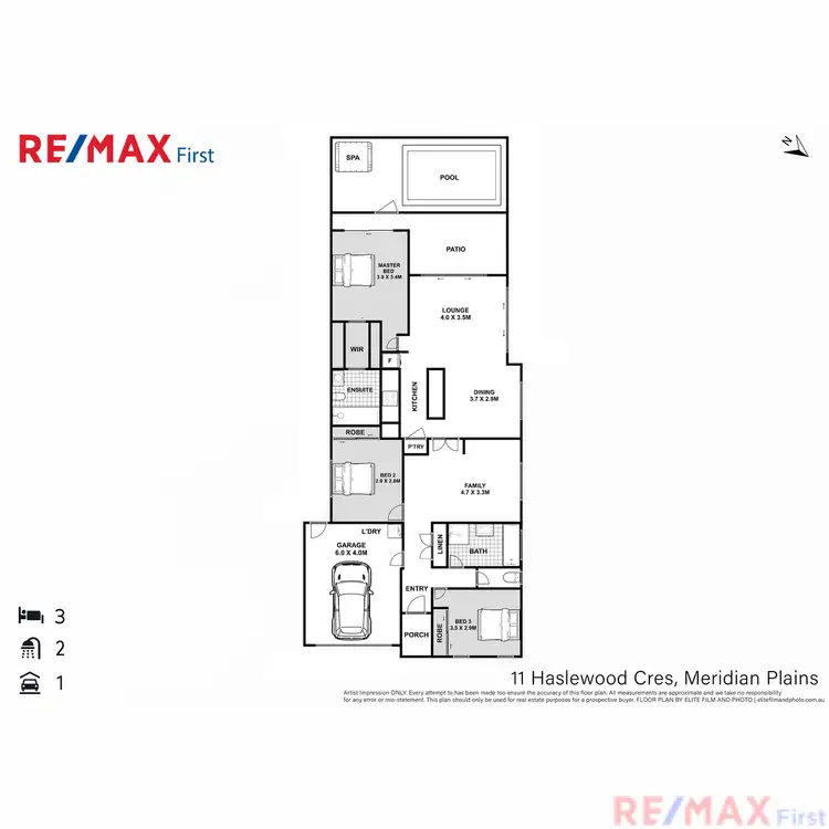 Floorplan of Homely house listing, 11 Haslewood Crescent, Meridan Plains QLD 4551