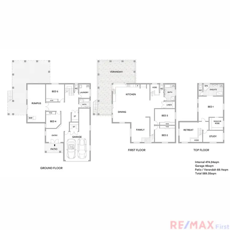 Floorplan of Homely house listing, 9 Hillside Court, Little Mountain QLD 4551