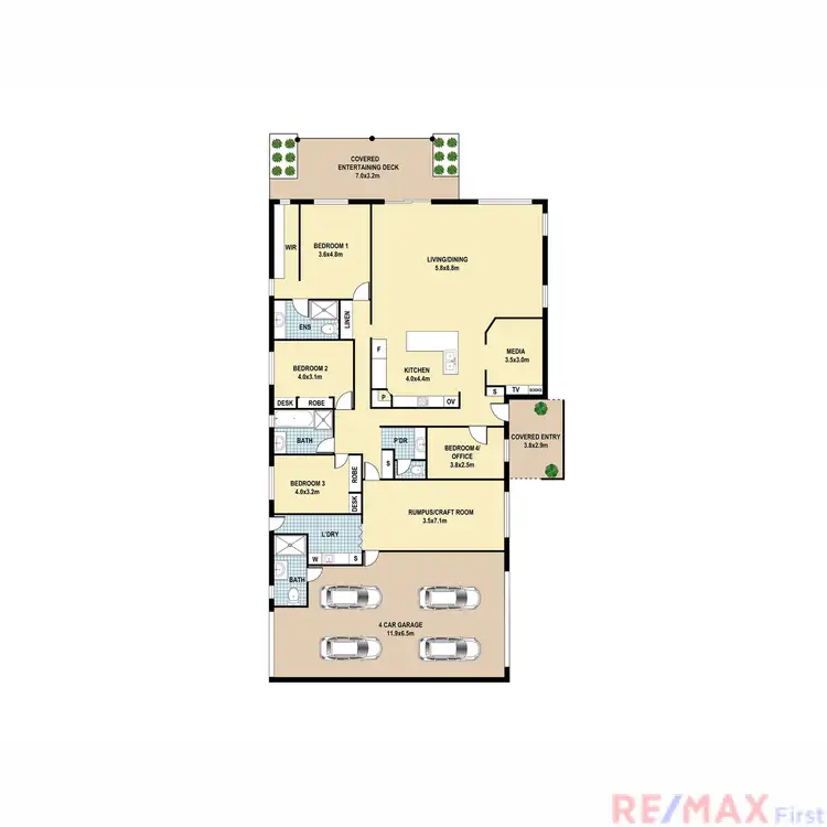 Floorplan of Homely house listing, 11 Cullen Drive, Little Mountain QLD 4551